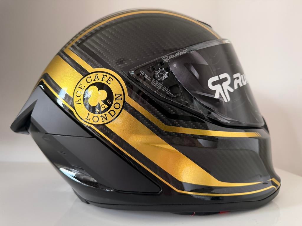 NIEUW RUROC EOX ACE CAFE, Motoren, M, Verzenden, Integraalhelm, Nieuw met kaartje