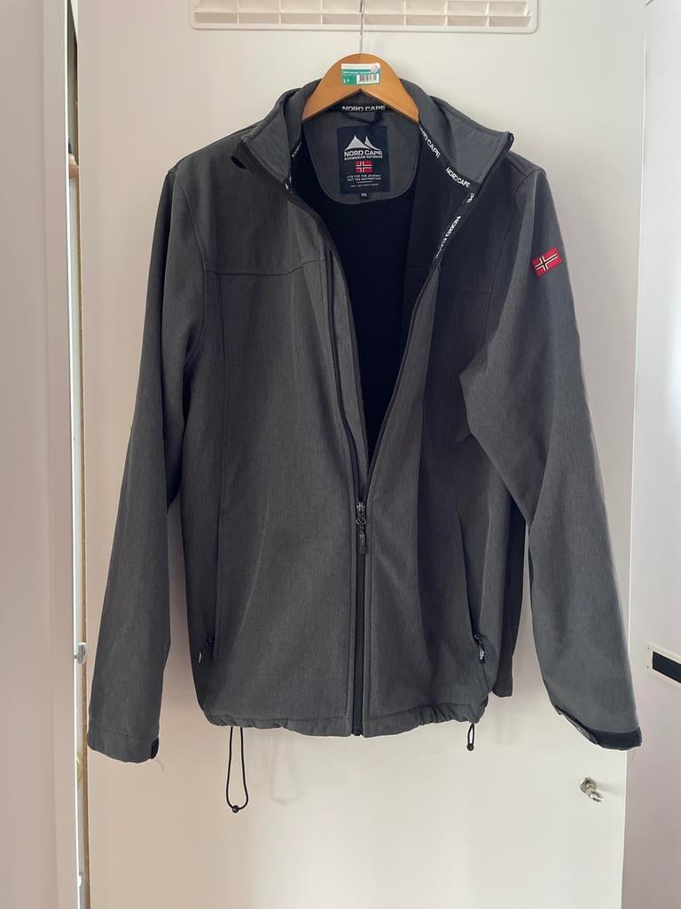 Nord Cape Softshell jasje 2XL - Zo goed als nieuw, Ophalen of Verzenden, Zo goed als nieuw, Maat 46/48 (XL) of groter, Grijs