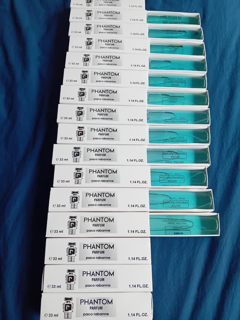 PHANTOM PARFUM PACO RABANNE 33ML - Totaal 16 stuks, Sieraden, Tassen en Uiterlijk, Uiterlijk | Parfum, Ophalen of Verzenden