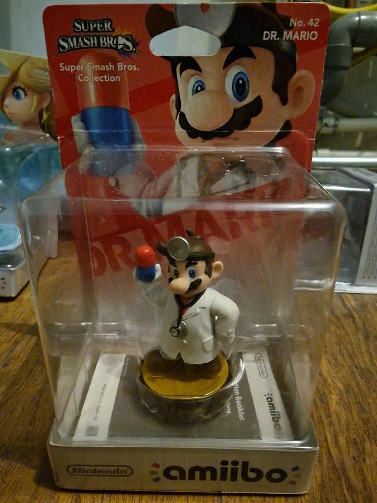 Dr. Mario amiibo Super Smash Bros. Collection - Ongeopend, Verzamelen, Poppetjes en Figuurtjes, Ophalen of Verzenden, Nieuw