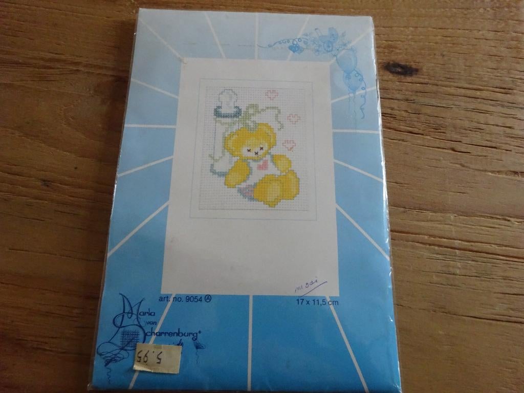 borduurpatroon diverse afbeeldingen Kat,Sien, beer, Ophalen of Verzenden, Gebruikt, Handborduren, Borduurpakket