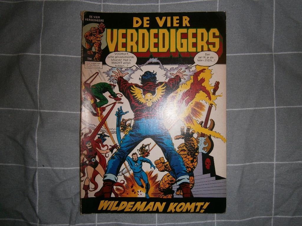 De Vier Verdedigers – Wildeman komt! (Williams, 1974), Boeken, Eén stripboek, Stan Lee en Roy Thomas, Ophalen, Gelezen