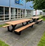 Duurzame picknicktafel banken van Afrikaans hardhout, Maatmeubel, Maatmeubel, Nieuw, Ophalen of Verzenden