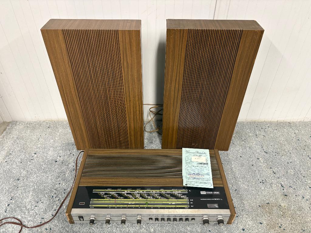 ITT Stereo 4000L 1968 met bijhorende speakers, Ophalen of Verzenden, Gebruikt, Tuner of Radio, Overige merken