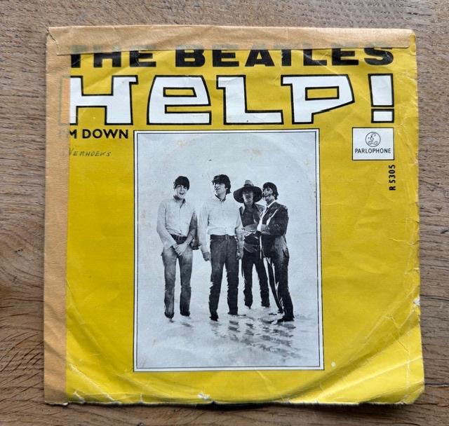 The Beatles - Help, Cd's en Dvd's, Vinyl Singles, Gebruikt, Fotohoes, Originele persing, Single, 1960 - 1969, Pop, 7 inch, Ophalen of Verzenden