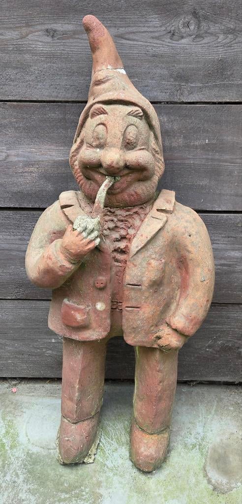 Terracotta tuinkabouter 78 cm, Ophalen, Gebruikt