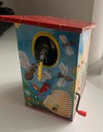 Vintage blikken spaarpot vogelhuisje jaren 50, Ophalen of Verzenden, Gebruikt, Metaal of Blik, Dier