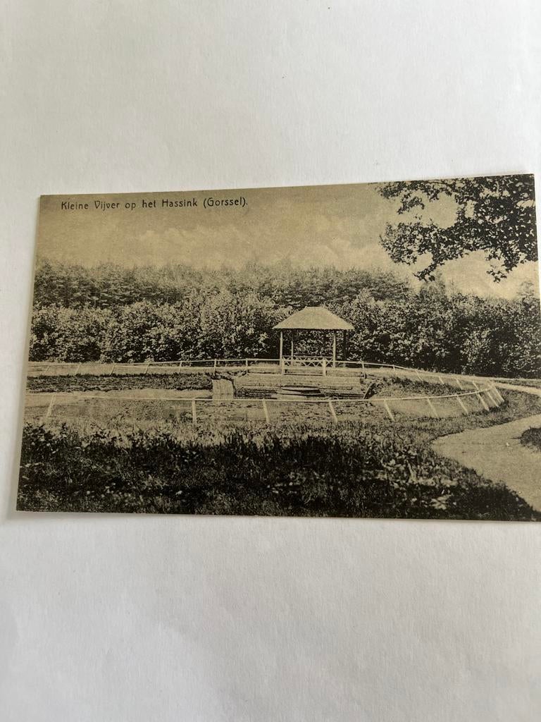 Ansichtkaart Gorssel Kleine Vijver op het Hassink, Ophalen of Verzenden, Voor 1920, Ongelopen, Gelderland