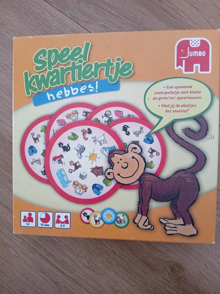 Speelkwartiertje Hebbes!, Drie of vier spelers, Ophalen of Verzenden, Gebruikt