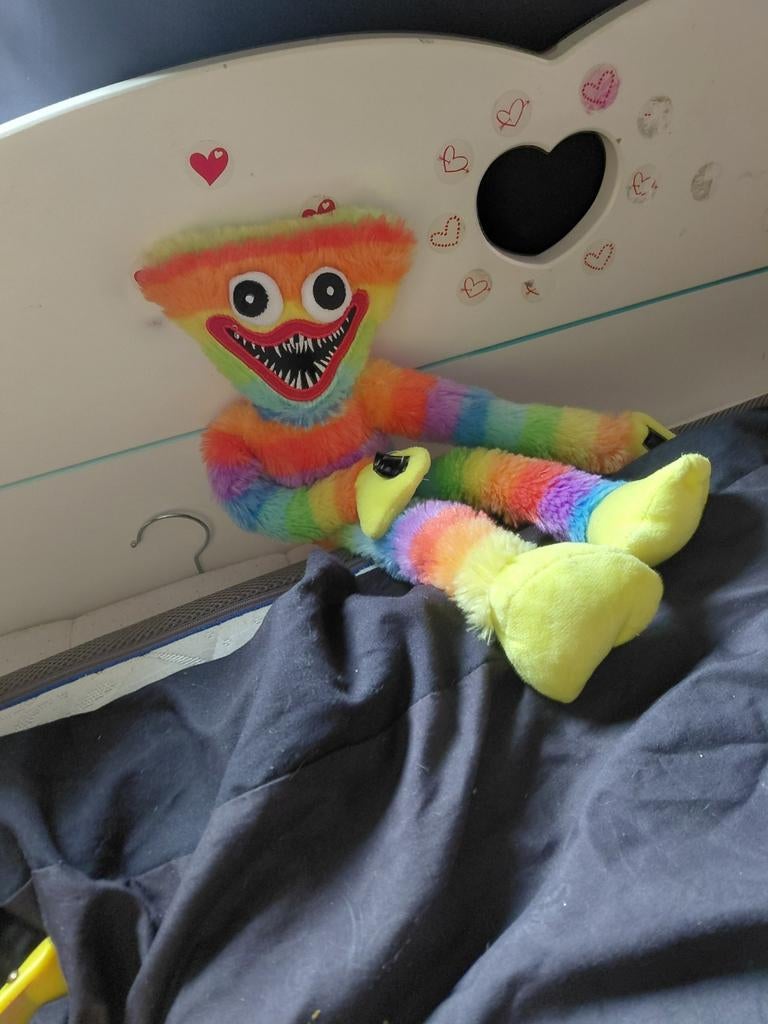 Regenboog Huggy Wuggy knuffel, Kinderen en Baby's, Speelgoed | Knuffels en Pluche, Ophalen of Verzenden