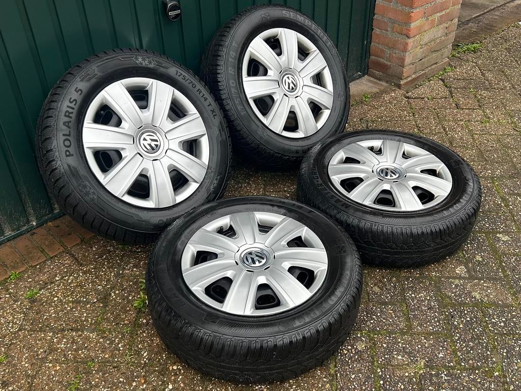 VASTE PRIJS!! 14” 5x100 Velgen Polo Fox Fabia A1 Ibiza etc, Ophalen, Volkswagen