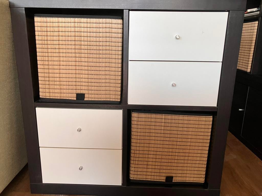 Tk: 2x kallax lade inzet wit, Ophalen, Minder dan 50 cm, Zo goed als nieuw, Minder dan 100 cm