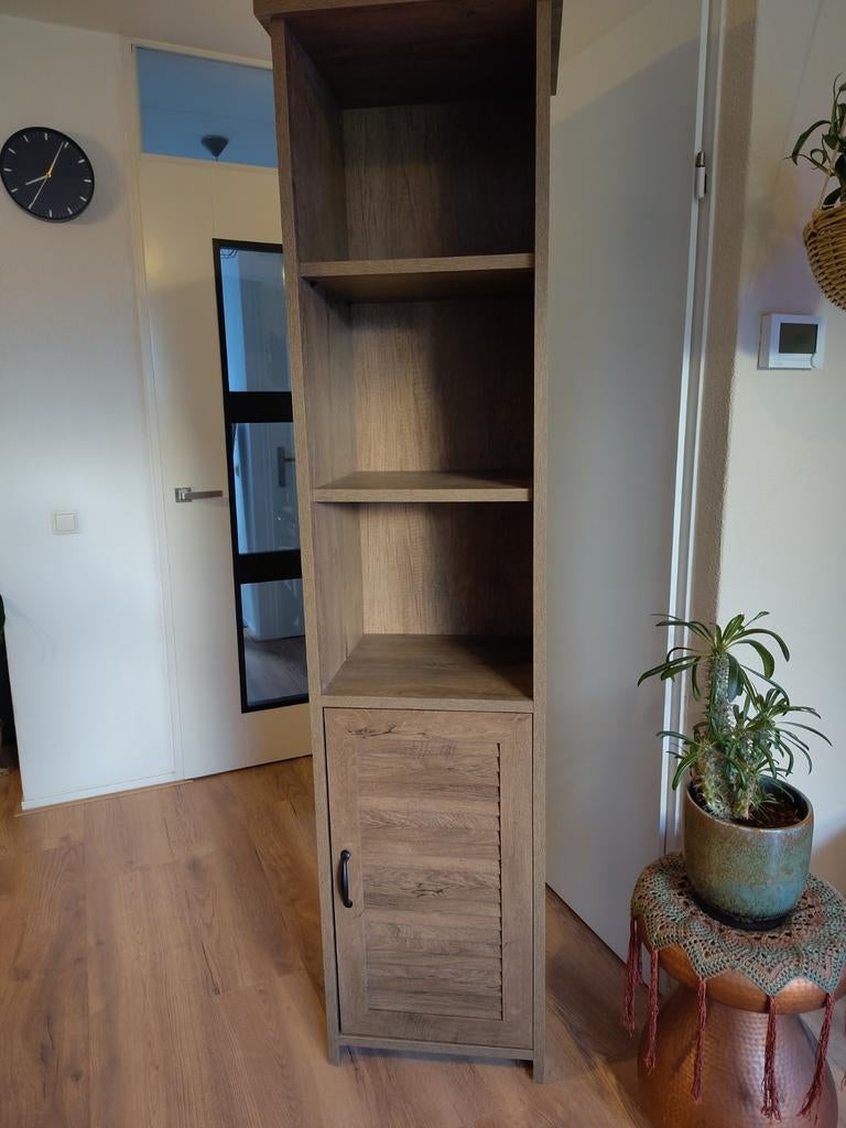 Boekenkast walnoot fineer, Ophalen, 25 tot 50 cm, 50 tot 100 cm, 150 tot 200 cm