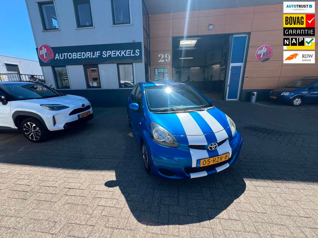Toyota Aygo 1.0-12V Comfort Navigator 3 maanden garantie nie, Voorwielaandrijving, Euro 5, Stof, Gebruikt