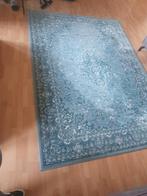 Blauw vloerkleed met klassiek patroon, Gebruikt, Blauw, Klassiek, Oosters, 200 cm of meer