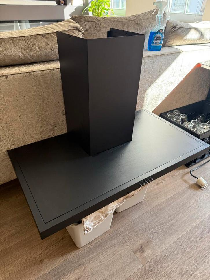 Afzuigkap met 3 standen en verlichting - Zwart, Witgoed en Apparatuur, Afzuigkappen, Gebruikt, Vrijstaand, Wandschouwkap, Ophalen of Verzenden