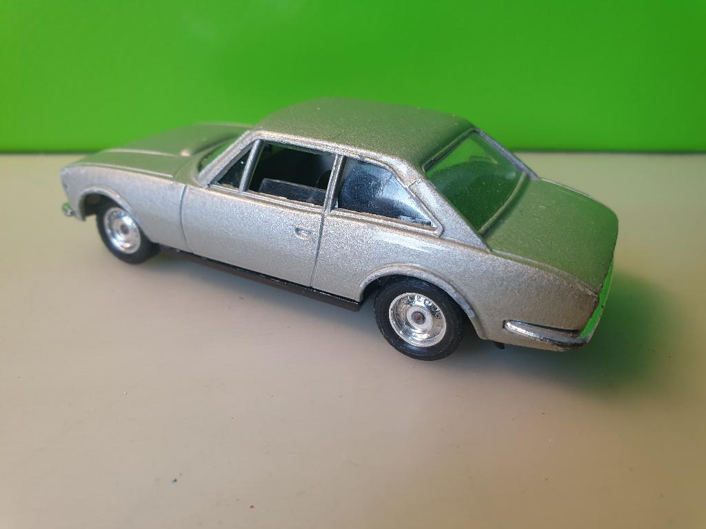Solido - Peugeot 504 Coupe V6 [zilver] 1/43, Ophalen of Verzenden, Gebruikt, Auto, Solido