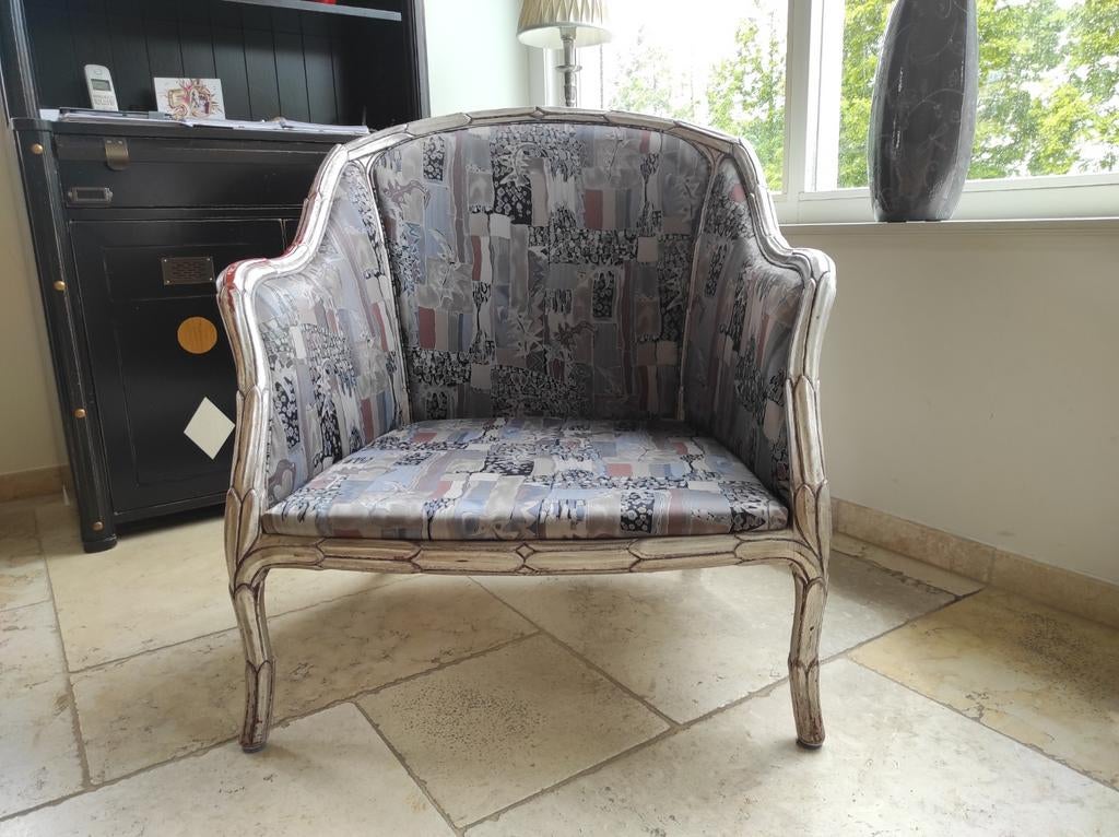 Klassieke fauteuils - Set van 2, Ophalen, Gebruikt, Stof, 50 tot 75 cm