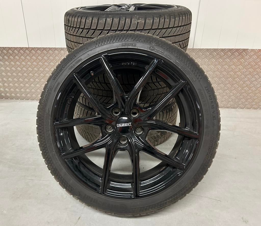 Dezent 18 inch 5x108 Ford Volvo continental winter + TPMS, Auto-onderdelen, Ophalen, 18 inch, Gebruikt, Ford volvo