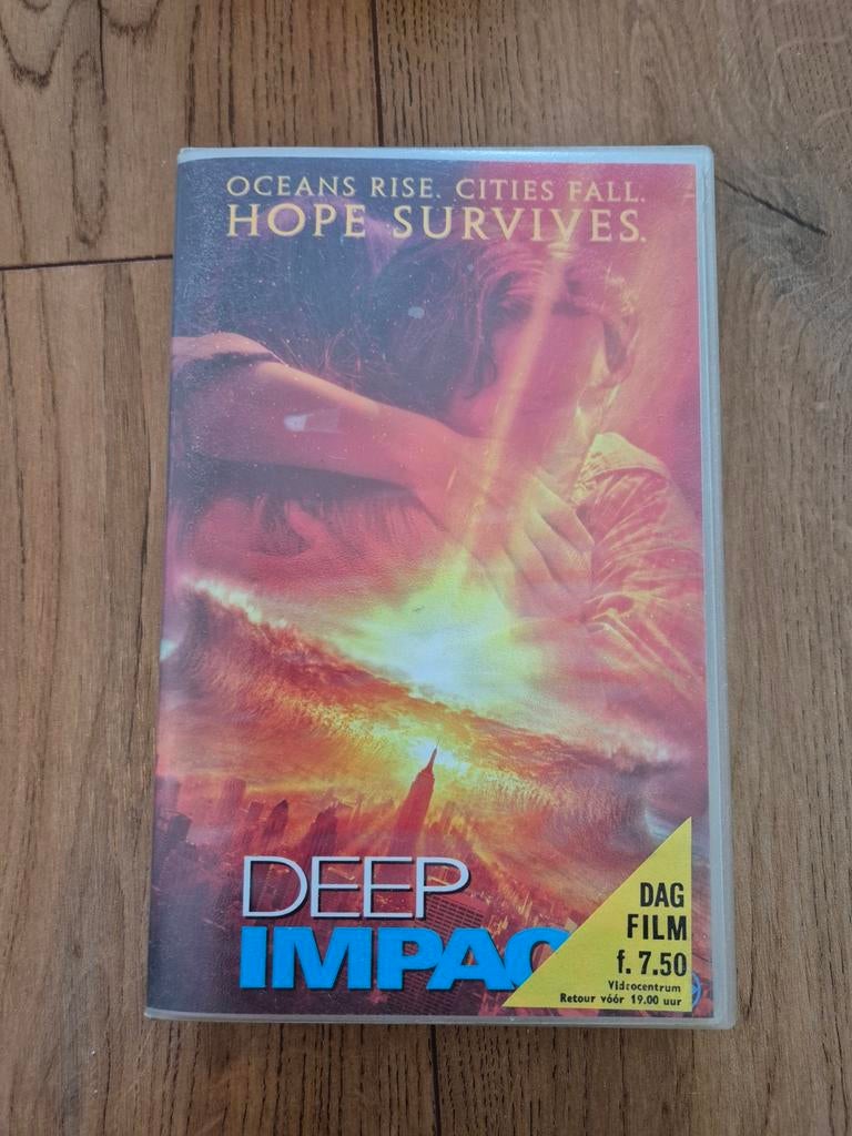 Deep Impact VHS - Rampenfilm met indrukwekkende beelden, Cd's en Dvd's, VHS | Film, Vanaf 12 jaar, Ophalen of Verzenden, Gebruikt