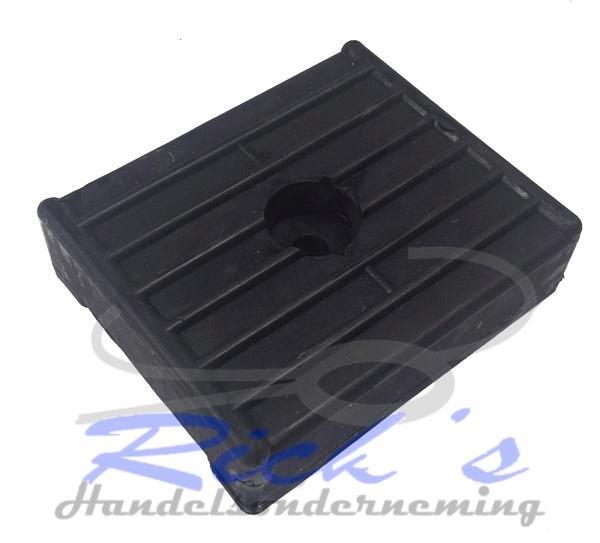 Bootkussen zwart rubber 120x100mm, Watersport en Boten, Accessoires en Onderhoud, Nieuw, Overige typen, Ophalen of Verzenden