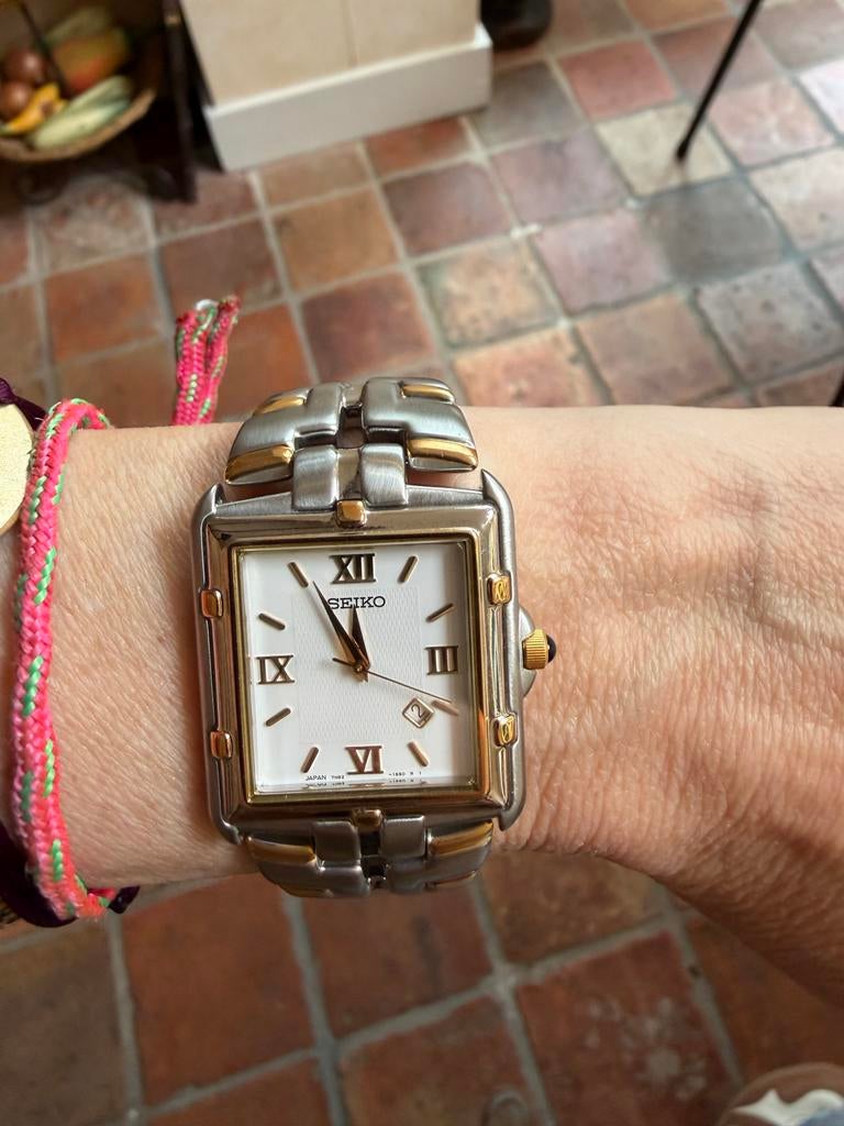 Unisex Seiko roestvrijstalen horloge - nooit gedragen!, Seiko, Staal, Polshorloge, Nieuw