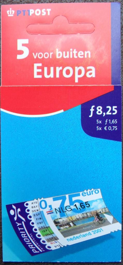 Mailer - 5 voor buiten Europa € 0,75  PB 70, Postzegels en Munten, Postzegels | Nederland, Verzenden, Postfris