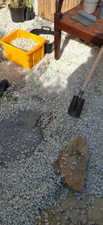 Witte kiezels voor tuin of decoratie, Tuin en Terras, Grind, Keien en Split, Ophalen, Gebruikt, Wit, Grind