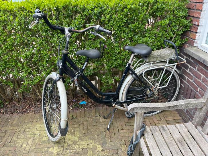Mamafiets - Opknapper -, Fietsen en Brommers, Fietsen | Dames | Moederfietsen, Gebruikt, Overige merken, 53 tot 56 cm, 2 zitjes