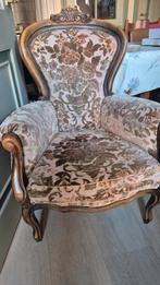 Antiek vintage Leunstoel Gobelinstof, Ophalen