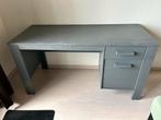 Grijs bureau met lades - Ideaal voor thuiswerkplek, Ophalen, Gebruikt, Bureau