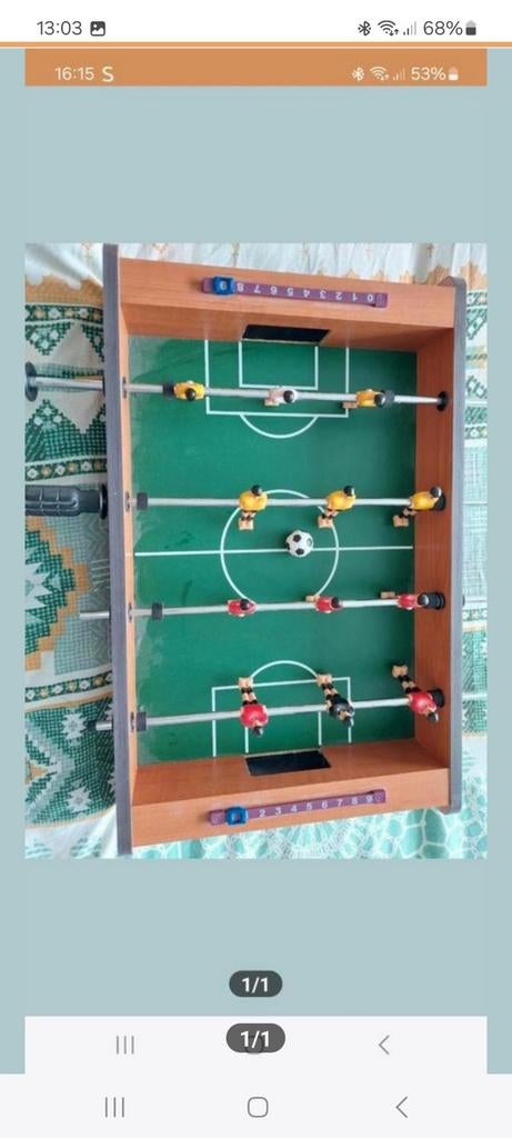 Mini tafelvoetbal., Ophalen of Verzenden