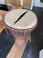 Grote djembé met gescheurd vel, Ophalen, Gebruikt, Trommel