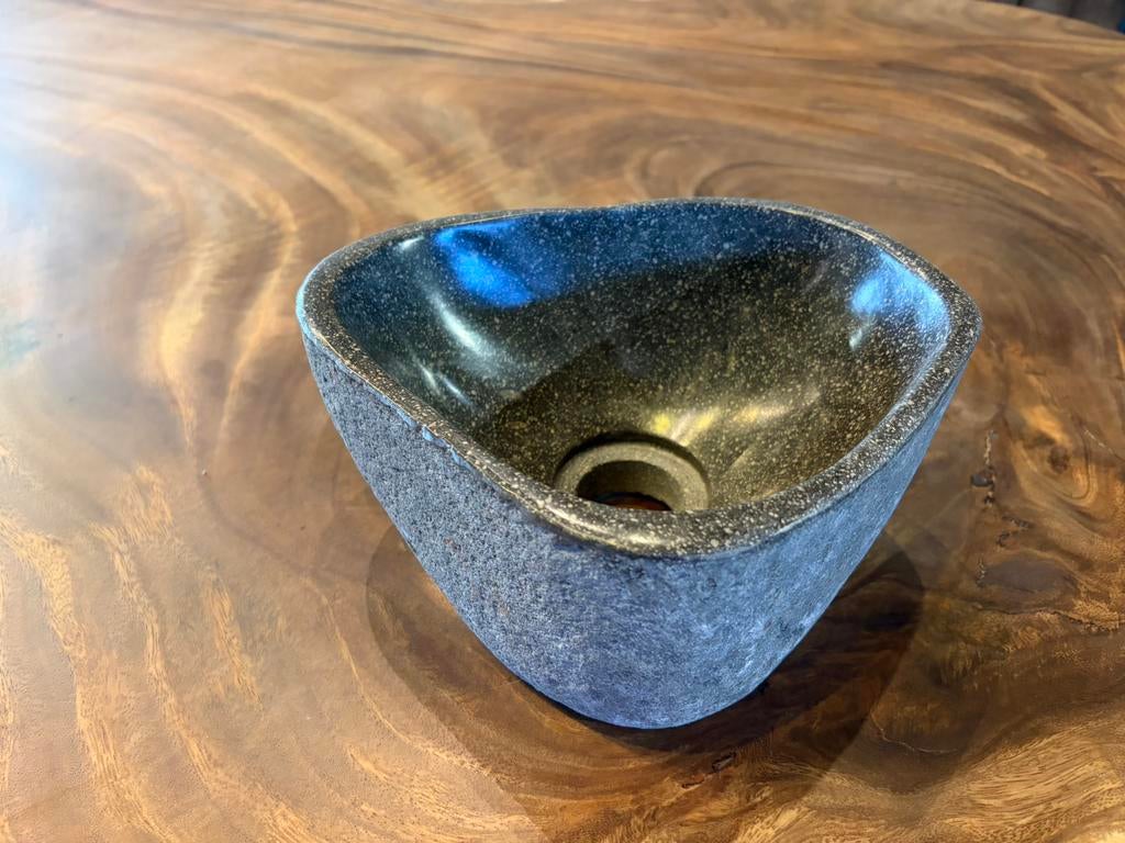 RIVIERSTEEN MINI TOILET FONTEIN FONTEINTJES KOMMETJES, Doe-het-zelf en Verbouw, Sanitair, Ophalen of Verzenden, Nieuw, Steen, Wastafel