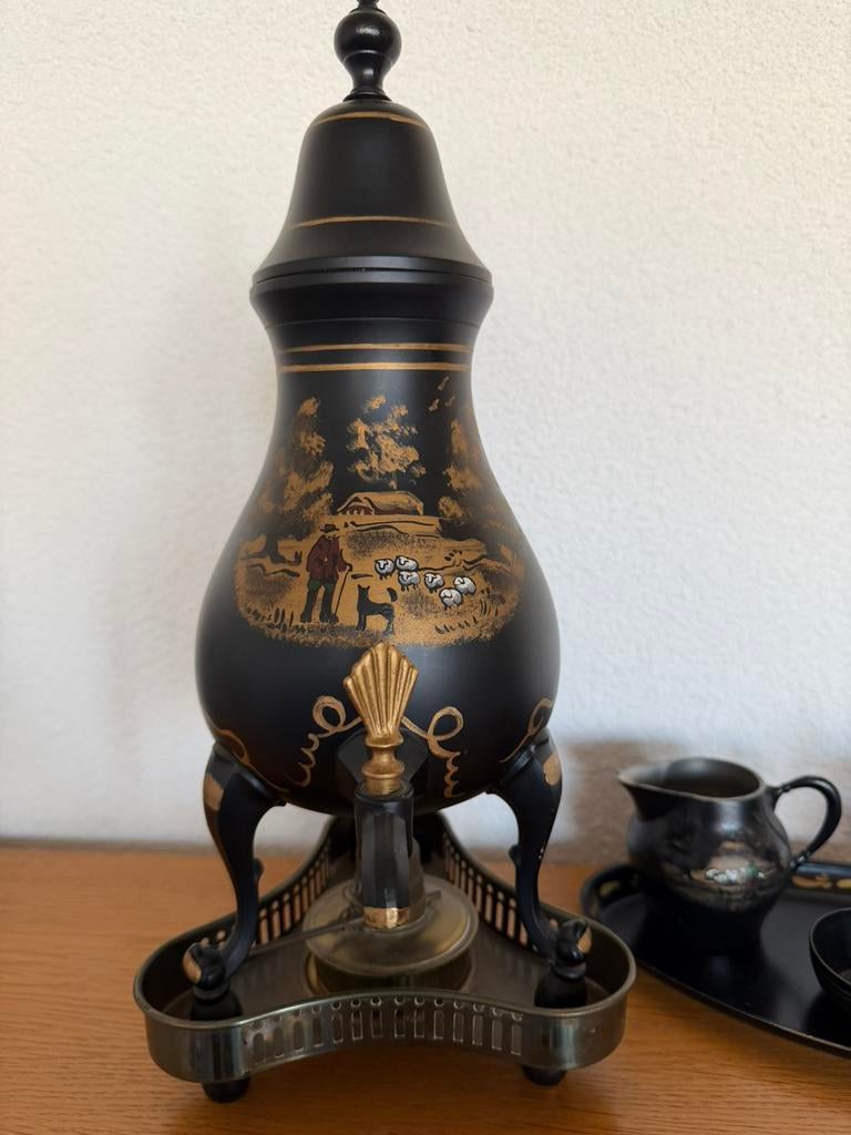 Antieke Kraantjespot Handgeschilderd, Ophalen of Verzenden