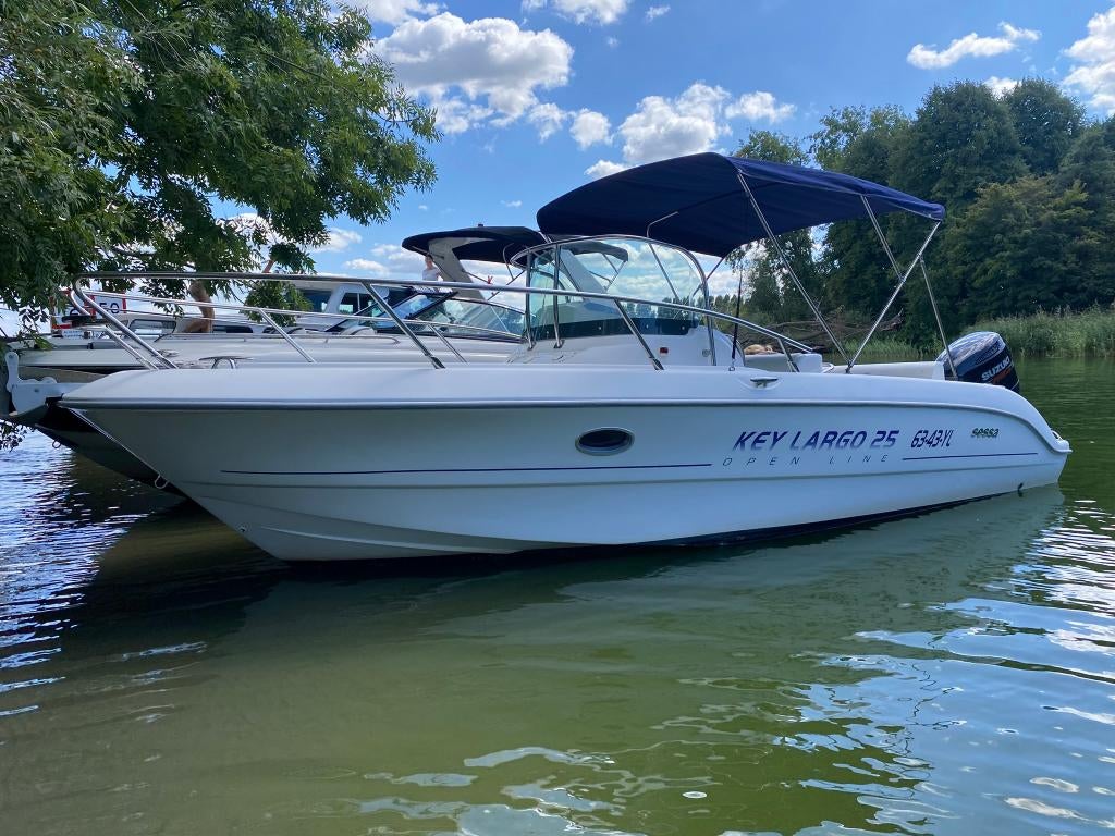 Sessa Key Largo 25 - Suzuki DF 250 + DF 6 - 2006, Watersport en Boten, Vis- en Consoleboten, Zo goed als nieuw, 70 pk of meer