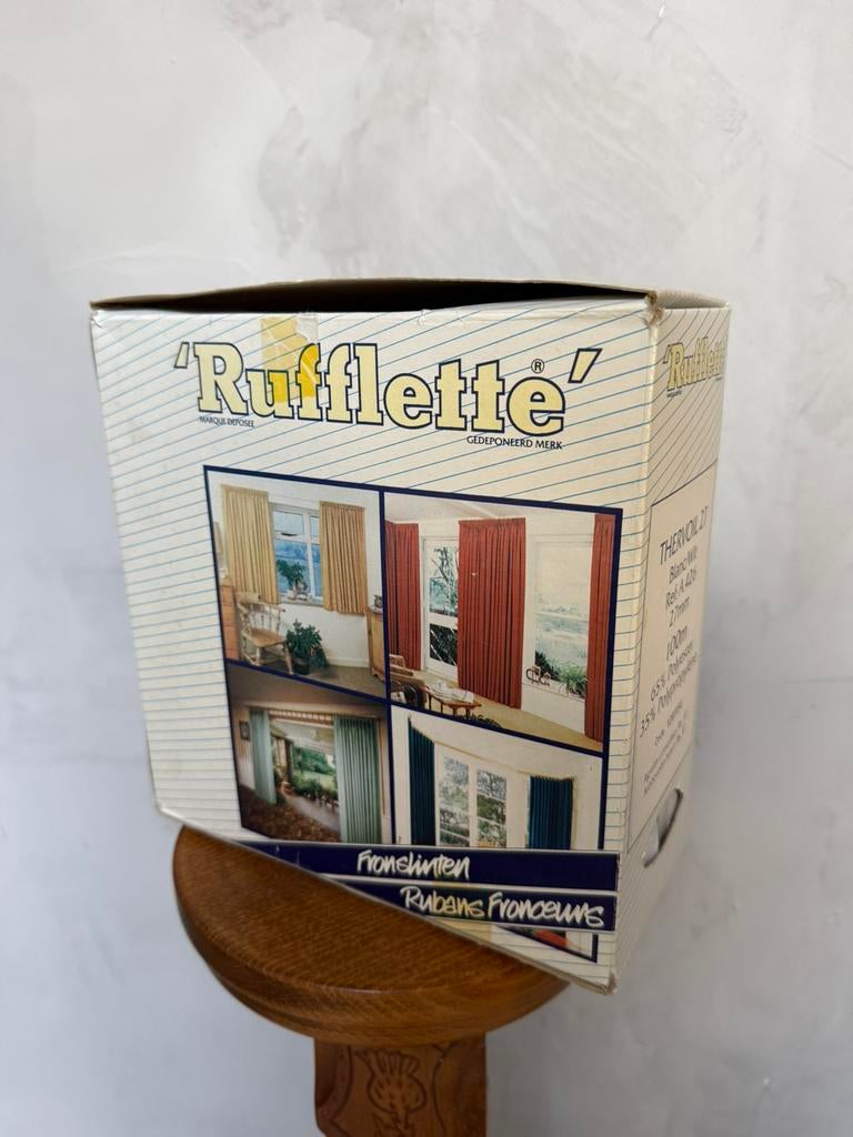 rufflette thervoil 100m gordijnband gordijnlint 27mm, Hobby en Vrije tijd, Ophalen of Verzenden, Zo goed als nieuw