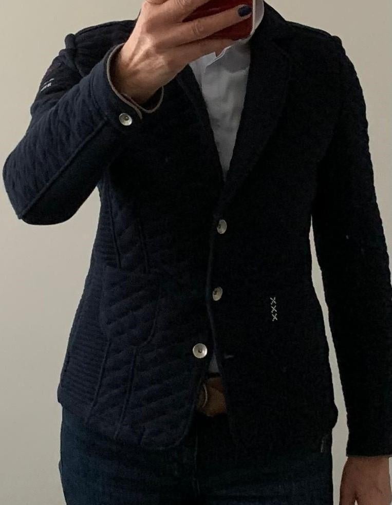 L'Argentina vestje / jasje maat S Donkerblauw, Ophalen of Verzenden, Zo goed als nieuw, Maat 36 (S), Blauw