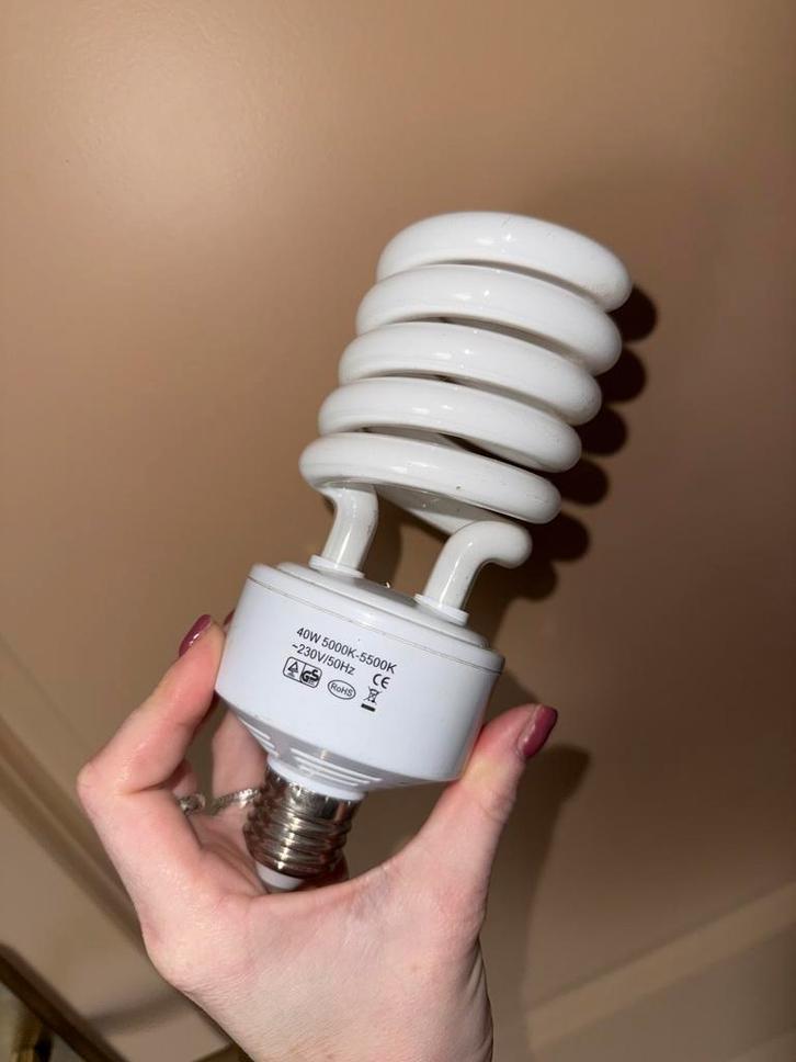 Falcon Eyes E27 Daglichtlamp 40W ML-40, Huis en Inrichting, Lampen | Overige, Zo goed als nieuw, Ophalen of Verzenden