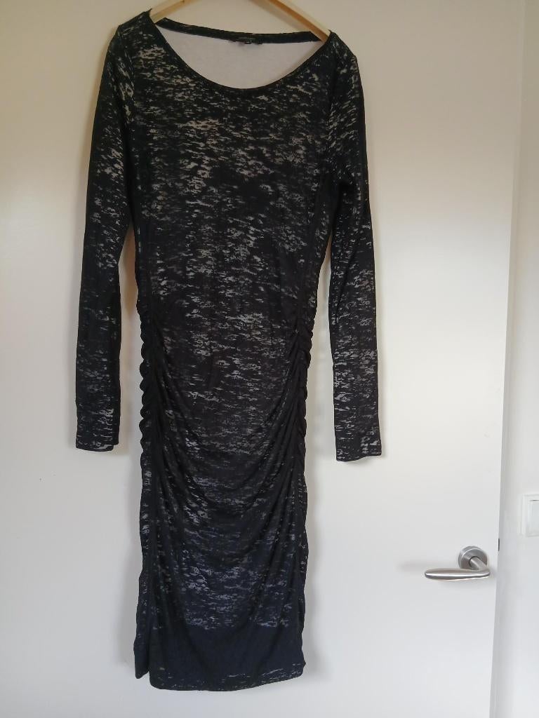 Elegante jurk Claudia Strater mt 40, Maat 38/40 (M), Zwart, Ophalen of Verzenden, Zo goed als nieuw