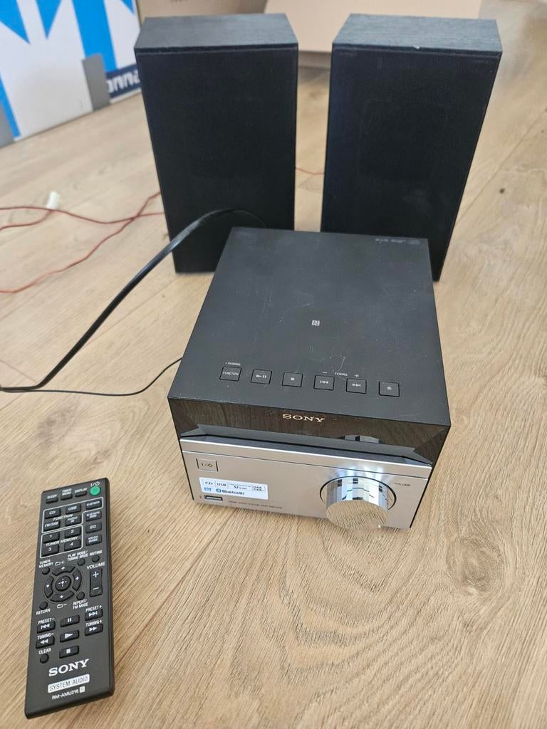 Sony Microset met Bluetooth en CD-speler, Microset, Ophalen of Verzenden, Zo goed als nieuw, Sony
