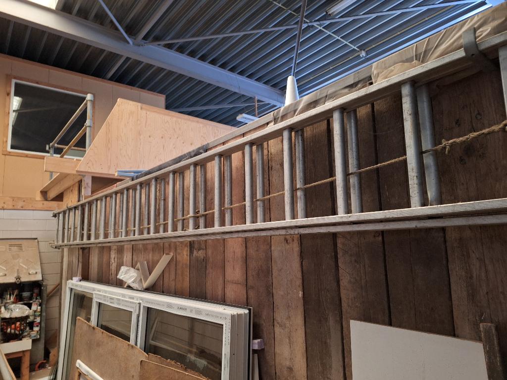 Trekladder, Ophalen, Gebruikt, Ladder, Opvouwbaar of Inschuifbaar