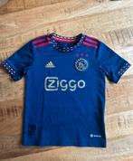 Ajax uit shirt 2022-2023 maat 128/ 7-8 jaar, Ophalen of Verzenden, Zo goed als nieuw, Jongen of Meisje, Shirt of Longsleeve