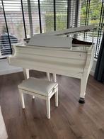 Piano  vleugel, Muziek en Instrumenten, Piano's, Ophalen, Wit, Zo goed als nieuw, Hoogglans