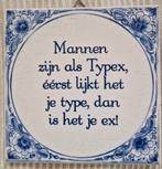 Wandtegeltje in delfsblauw 15 x 15, Antiek en Kunst, Antiek | Wandborden en Tegels, Ophalen of Verzenden