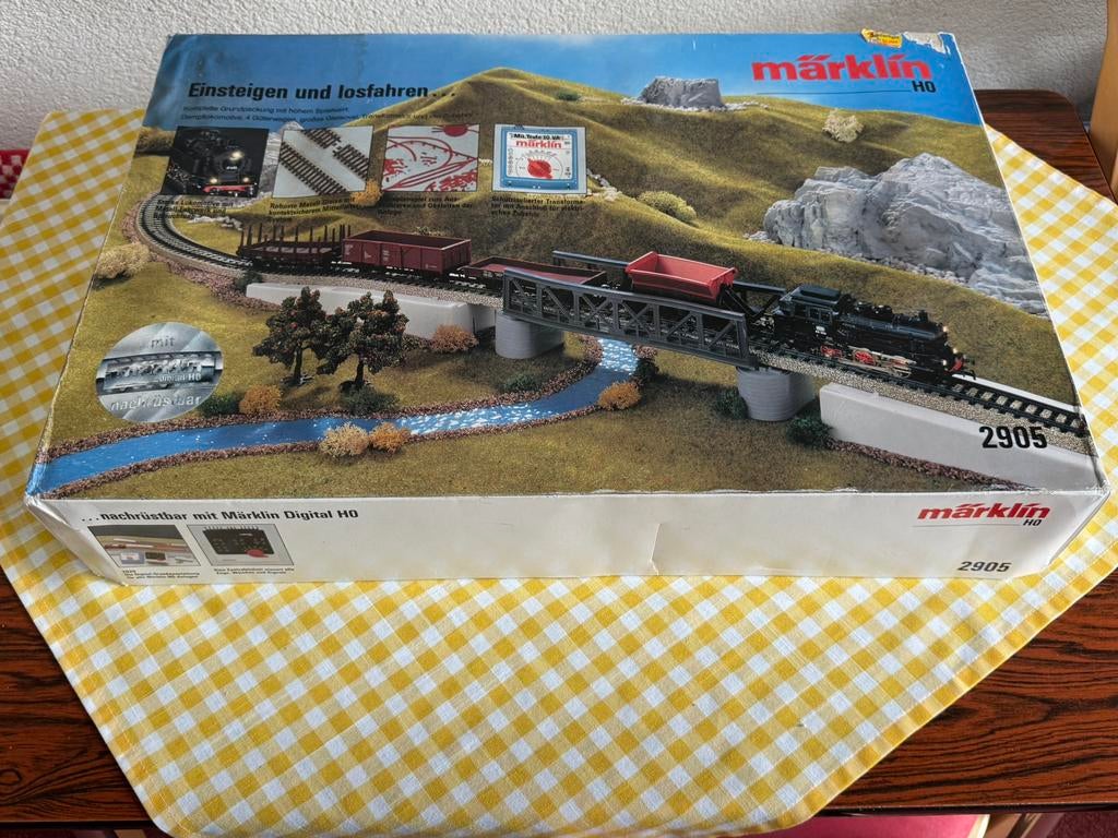 Mooie marklin trein in doos  pr incl vzk, Hobby en Vrije tijd, Modeltreinen | H0, Wisselstroom, Gebruikt, Locomotief, Ophalen of Verzenden