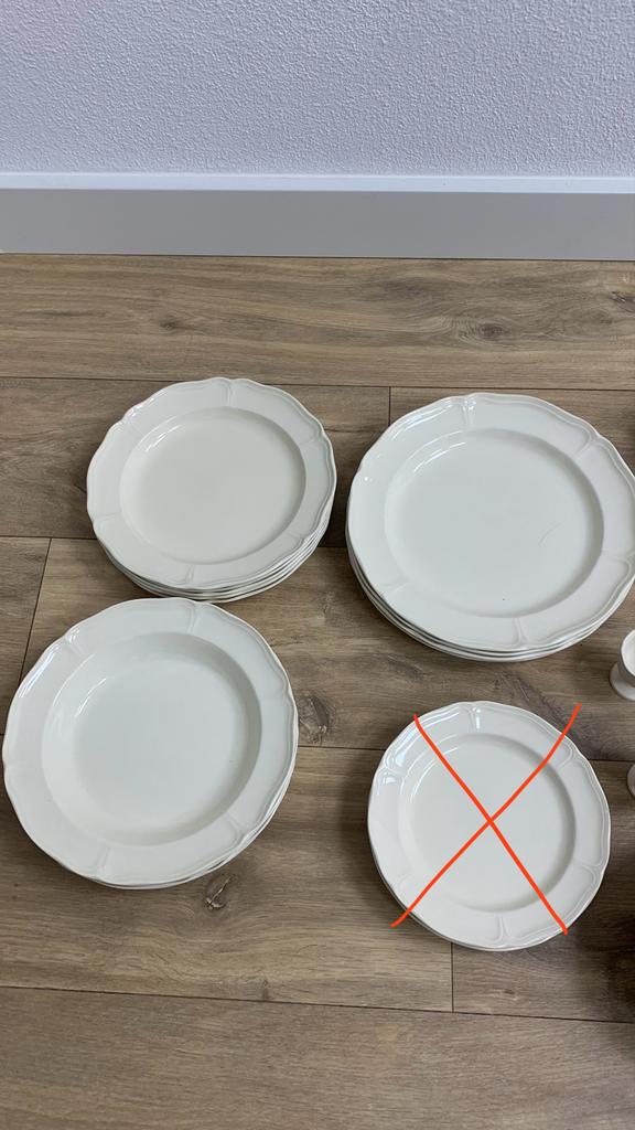 Wedgwood Queens Plain servies, Ophalen, Gebruikt, Wedgwood, Porselein