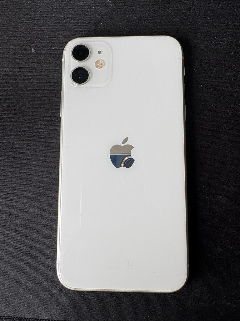iPhone 11 Wit - Gebruikt met kleine barst, Telecommunicatie, Mobiele telefoons | Apple iPhone, Gebruikt, Verzenden, Wit, IPhone 11