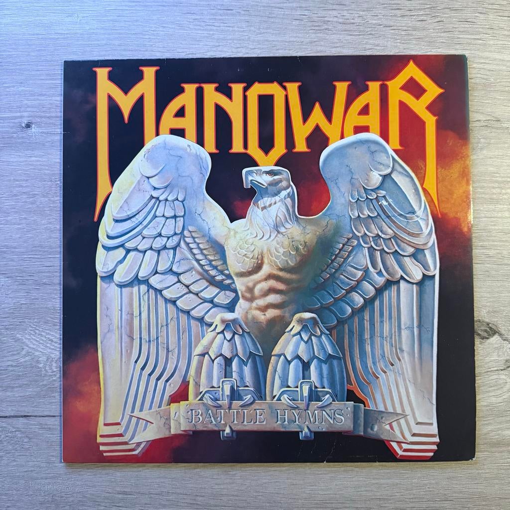 Manowar - Battle Hymns LP (1982), Cd's en Dvd's, Vinyl | Hardrock en Metal, Ophalen of Verzenden, Gebruikt