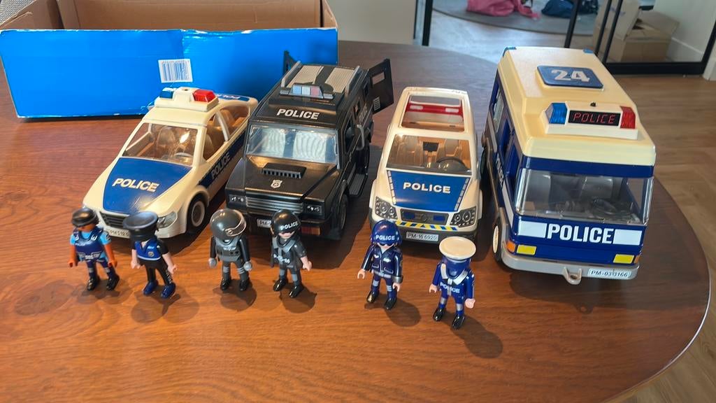 Playmobil politie voertuigen, Ophalen of Verzenden, Gebruikt